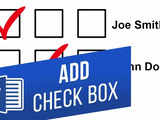 How to Add Checkboxes in MS Word for Surveys and Forms