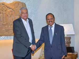National Security Advisor Ajit Doval calls on Sri Lankan President Ranil Wickremesinghe  