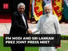 PM Modi and Sri Lankan President at joint press meet