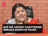 BJP MP Locket Chatterjee breaks down in tears over 'Manipur-like' incident in Howrah