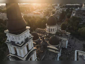 The latest Russian strike on Ukraine's Odesa leaves 1 dead, many hurt and a cathedral badly damaged