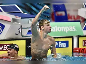 Michael Phelps Leon Marchand: Who is Leon Marchand? French swimmer who