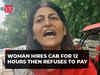 Caught on Cam: Woman hires cab for over 12 hrs, refuses payment and argues with cops