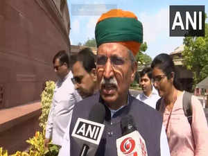 "Discussions should be on Bengal, Rajasthan also..." Union Minister Arjun Ram Meghwal as Oppn protests against Manipur issue