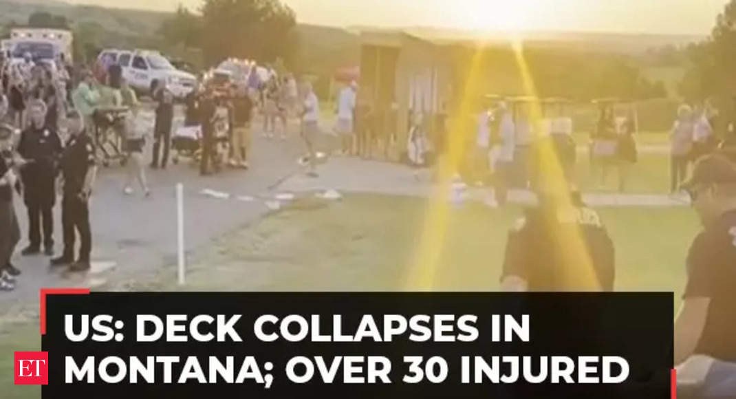 More than 30 injured in deck collapse at Montana country club during golf  tournament 