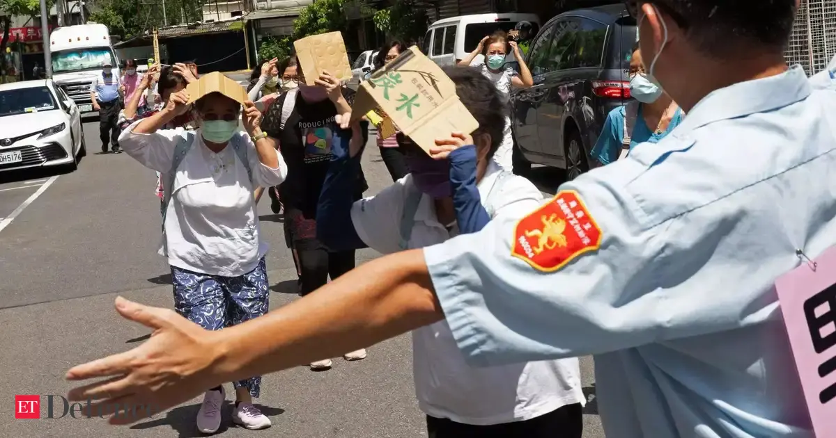 Taiwan air raid drills simulate response to China missile attacks - The ...