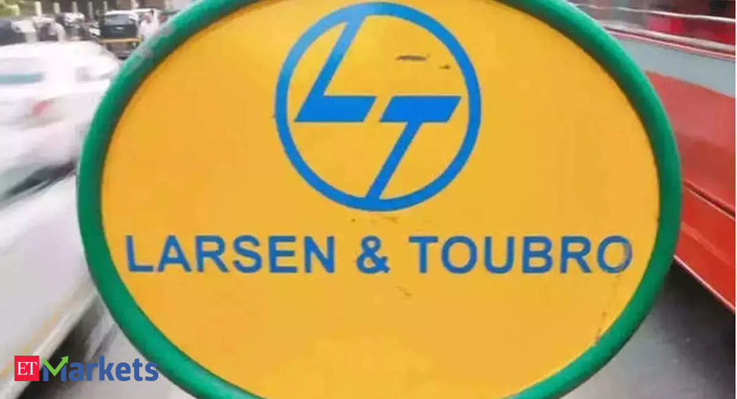 l&t share price: L&T shares jump 4% to 52-week high post Q1, buyback announcement. How to trade now?