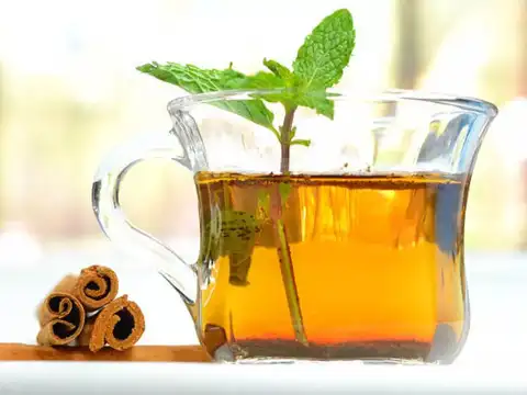 ​​Mint, ginger, and clove tea​