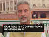 If you don’t allow EAM to make a statement in Parl, it's a very sorry state of affairs: Jaishankar