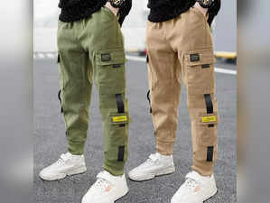 Cargo Pants for Boys Stylish & Comfortable Outfit during Monsoon.