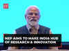 The National Education Policy values traditional knowledge systems and technology equally: PM Modi