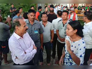 Bishnupur: Congress MP Adhir Ranjan Chowdhury of the opposition bloc Indian Nati...