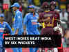 IND vs WI 2nd ODI: West Indies beat India by six wickets; level series 1-1