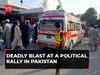 Pakistan: Deadly blast at a rally kills at least 40 in Khyber Pakhtunkhwa; over 130 injured