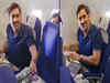 Controversy arises after air hostess records sleeping Mahendra Singh Dhoni on flight