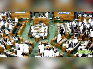 LS passes 3 bills in 30 mins amid Oppn protests, House adjourned till July 31