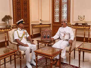 Indian Navy Chief discusses bilateral defence cooperation with Oman's Minister Mohammed Al-Nu’amani