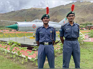 **EDS: TO GO WITH STORY** New Delhi: Two NCC cadets who cycled over 3000 kms fro...