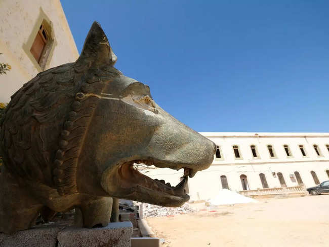 Libya recovers colonial wolf statue sold as scrap and found on a farm