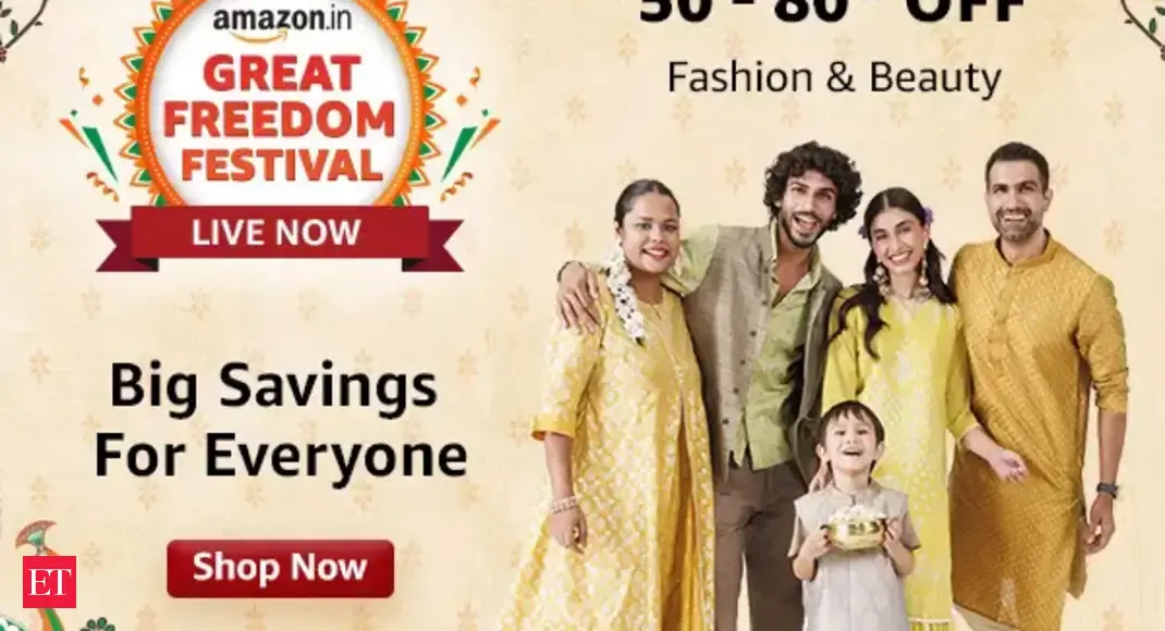 Amazon sale: Amazon Freedom Sale 2023 LIVE NOW : Minimum 50% off on fashion and beauty - Vimarsana News
