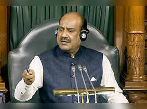 New Delhi, Aug 1 (ANI): Lok Sabha Speaker Om Birla conducts the proceedings of t...