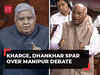 Kharge, Dhankar spar in Rajya Sabha: ‘You defend PM constantly’, alleges LoP, Chairman gives it back