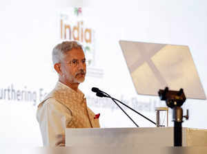 New Delhi: External Affairs Minister S. Jaishankar addresses the 9th Confederati...
