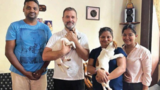 Rahul Gandhi returns from Goa with Jack Russell Terrier puppy