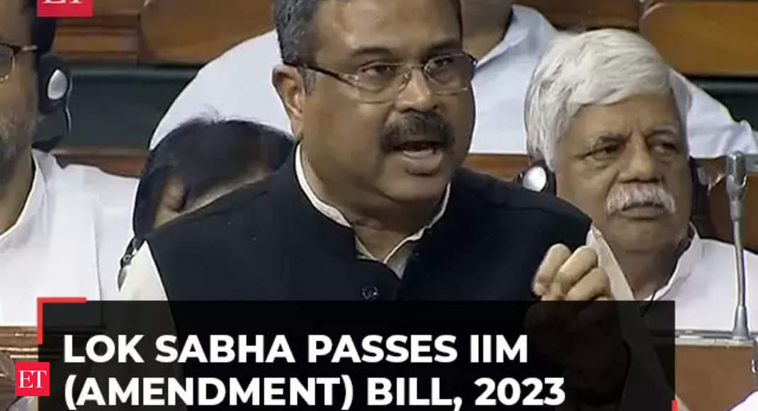 Lok Sabha Passes Indian Institutes Of Management (Amendment) Bill, 2023 ...