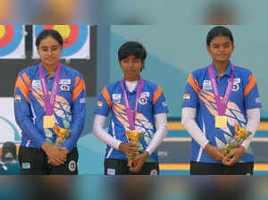 Indian women's compound team wins gold medal in World Archery Championships