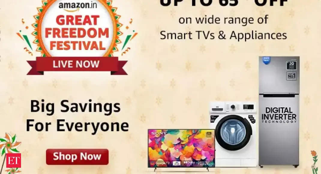 Amazon sale: Amazon Great Freedom Festival Sale: Up to 60% off on TVs from Samsung, Sony, Redmi, LG and more - Vimarsana News