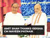 Bhubaneswar: Amit Shah thanks CM Naveen Patnaik for extending cooperation to curb Naxalism in Odisha