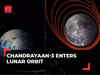 Chandrayaan-3 successfully inserted into lunar orbit, one step closer to making cosmic history