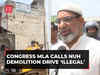 Nuh bulldozer action: Congress MLA Aftab Ahmed terms Haryana govt's demolition drive 'illegal'