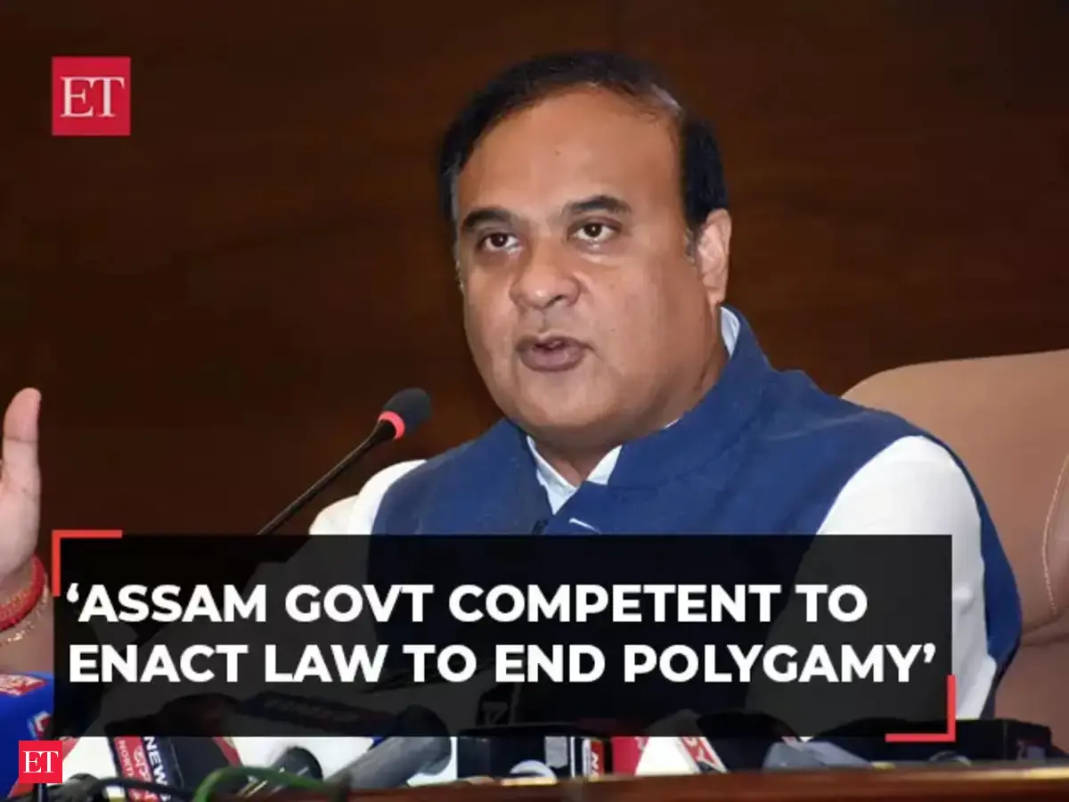 Polygamy ban: Assam govt competent to enact law to end polygamy: CM ...