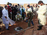 A mass grave in Tripoli