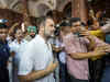 Rahul Gandhi accorded warm welcome by Cong, oppn MPs on arrival in Parliament