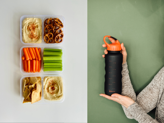 Snacks and Hydration: Because hangry is real