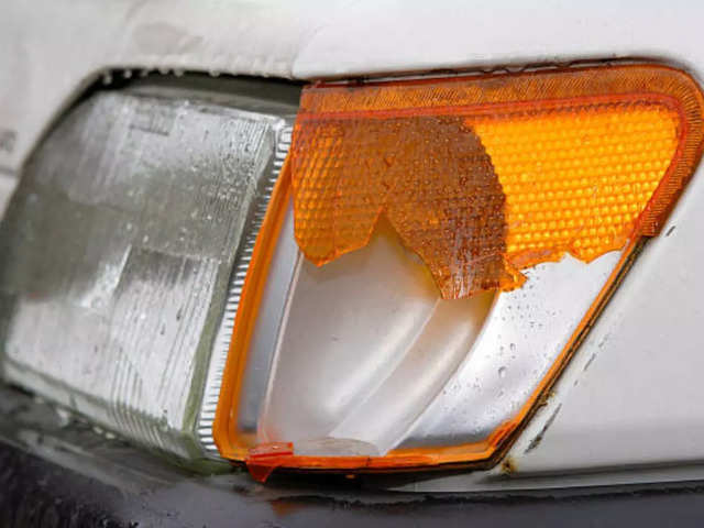 Repair headlight cracks if any