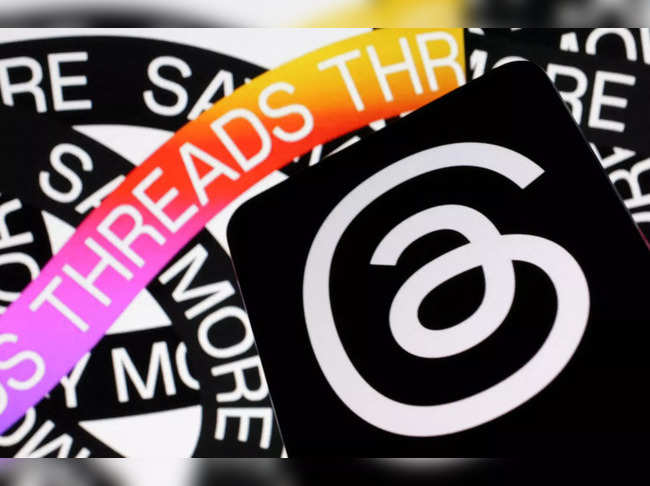 FILE PHOTO: Illustration shows Meta's Threads app logo