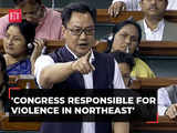 'Congress responsible for violence in Northeast…': Union Minister Kiren Rijiju over Manipur unrest