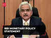 Monetary Policy Statement by RBI Governor, Shaktikanta Das