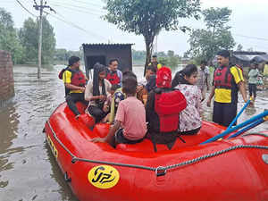Uttarakhand rain: Several houses submerged in flood waters in Rudrapur, rescue operation underway