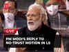 PM Modi's reply to No-Trust Motion in Lok Sabha | LIVE