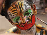 Tiger dancers in Nagpur