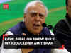'Unconstitutional…': Kapil Sibal on govt introducing three bills to replace IPC, CrPC, Indian Evidence Act