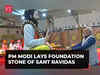 PM Modi lays foundation stone of Sant Ravidas temple in Sagar district of Madhya Pradesh
