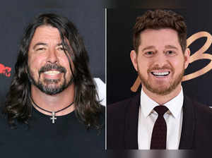 Michael Buble appears at Foo Fighters show. See what happened