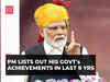 Independence Day Modi Speech: PM lists out his govt's achievements in last nine years