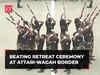 Independence Day 2023: Beating retreat ceremony at Attari-Wagah border, watch!